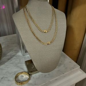 barely used Coach necklace and bracelet set